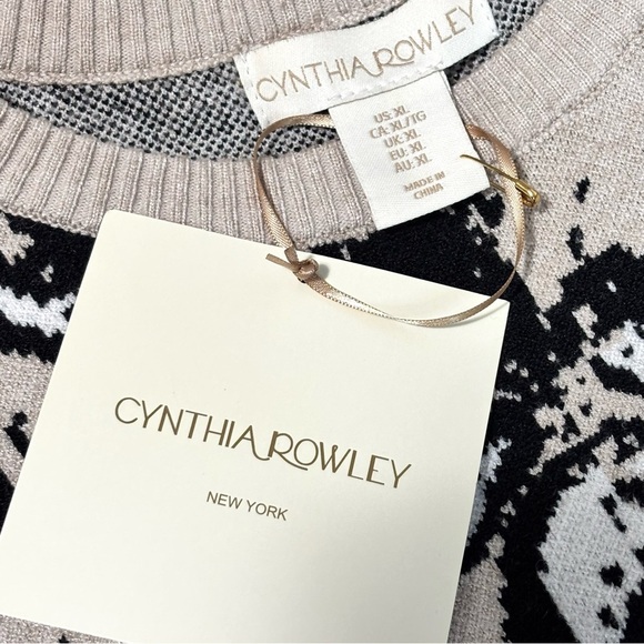 NWT Cynthia Rowley Pullover Crew Neck Sweater - Picture 7 of 8